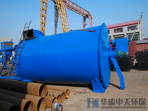 華康ZC機械反吹風布袋除塵器的生產現(xiàn)場